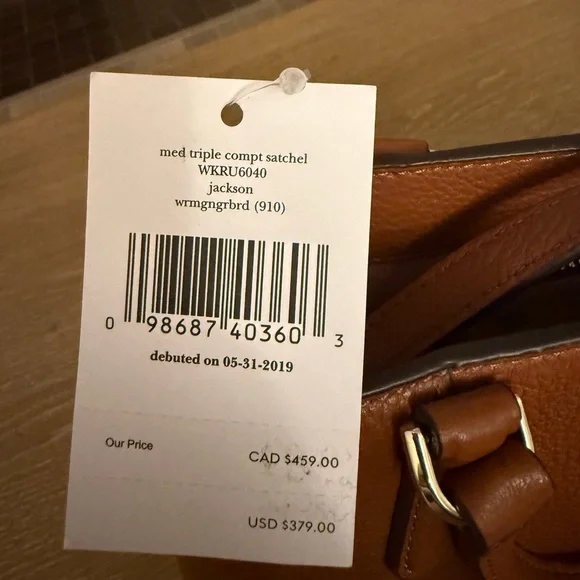 NWT Kate Spade Bag and Wallet Bundle in Warm Gingerbread - Picture 3 of 9